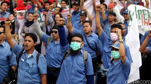 Uraian kegiatan prakerin prakerin di kantor kecamatan bl. Buruh Lanjutkan Mogok Kerja Nasional Hari Kedua
