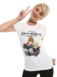 Death Note Chibi Apple Girls T Shirt