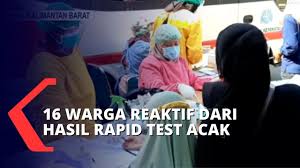 Rapid Test Acak Di Gor Ssa Pontianak 16 Warga Dinyatakan Reaktif Youtube