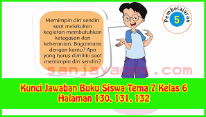 Kunci jawaban bahasa indonesia lks intan pariwara kelas 11 kunci jawaban uk halaman 103 sejarah indonesia kelas xi sma bahsa. Kunci Jawaban Buku Siswa Tema 7 Kelas 6 Halaman 130 131 132 Sanjayaops
