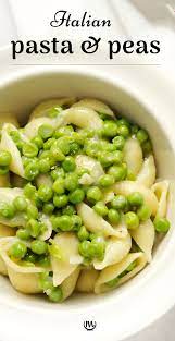 Pasta With Peas Quick And Easy Recipe Best Pasta Recipes Pasta Recipes Pasta Dishes