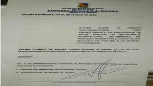 Em tempo de pandemia, os desafios para a área dos assuntos internos ganham nova prioridade. Noticia Prefeito De Itaituba Valmir Climaco Adota Novas Medidas Para Evitar Lockdown Prefeitura Municipal De Itaituba