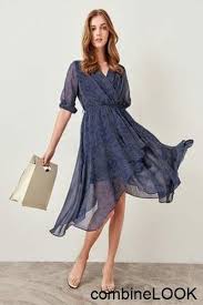 Trendyolmilla Mavi Kusakli Cizgili Elbise Twoss19xo0114 Trendyol Cizgili Elbise Kusakli Mavi Trendyol Trendyolmil Dresses Latest Dress For Girls Fashion
