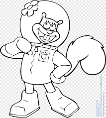 Children are fascinated by colors. Coloring Book Patrick Star Drawing Sandy Cheeks Png Pngegg