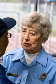 LMPD traffic guard Naomi Thomas has 50 years