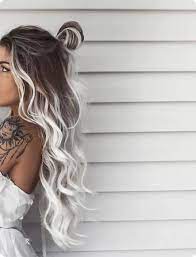 If you have black or brown hair, it's easy to achieve a flawless ombré—the hard part is choosing which ombré style to go for. Wooow That Is Beautiful White Hair Hairgoals Goals Brown Ombre Hair Styles Long Hair Styles Long Hair Color