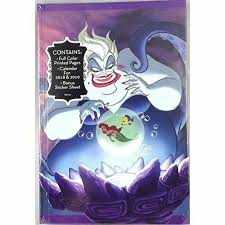 Disney villains coloring pages free coloring pages a disney villain coloring pages blogs step out the road of conventional colour scheme. Disney Little Mermaid Villains Ursula Journal 2018 2019 Calendar Planner Book For Sale Online Ebay