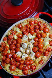 One Pot Mediterranean Quinoa Chicken Whitney E Rd Recipe Recipes Mediterranean Diet Recipes Mediterranean Dishes