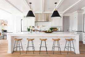 This design is inspired by the paris theme bedroom with two main colors of white and the contrast of black and white colors in this entertainment corner in the farmhouse brings the house a tidy and elegant feel. Modern Farmhouse Style Interior Design Main Line Philadelphia Shore