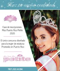 Miss Puerto Rico Petite 2020 será en grande. 40 años resaltado la belleza  de la mujer petite. Si este es tu sueño 💖, ¡es tu momento de inscribirte!