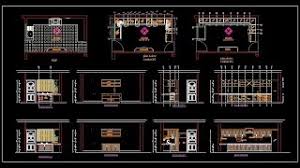 modular kitchen working drawing autocad
