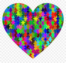 Autism awareness puzzle piece heart. Puzzle Pieces Heart Pendant Necklace Silver Gold Plated Transparent Autism Awareness Heart Hd Png Download Vhv