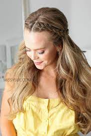 As an accessory, adding a colorful strand will make it look more unique. 5 Half Up Dutch Braid Hairstyles Missy Sue Dutch Braid Hairstyles Braided Hairstyles Girls Hairstyles Braids