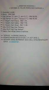 Telok panglima garang jest mukim w kuala langat dzielnicy , selangor , malezja. V Z I L V N S R D D N On Twitter Maukerjamy Oh Kerjakosong Vacancies In Kayaba Telok Panglima Garang Male Operator