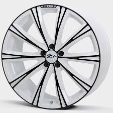 Black And White Wheels 20 Zito Crs White Anodised Black Alloy Wheels For 5 Studs Wheel Fitment In 9 5x20 Rim Size Wheel Rims Alloy Wheel Wheel