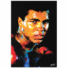 Yep, we've got the official license for muhammad ali canvas art, and our designs you'll have to see to believe. Metal Art Studio Muhammad Ali Affirmation Realized Pop Art Painting By Mark Lewis Signed Numbered Limited Edition Ml0032