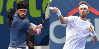 Nikoloz basilashvili becomes the fourth qualifier to triumph on the atp world tour in 2018, winning his maiden title in hamburg. Atp Munich 2021 Nikoloz Basilashvili Vs Norbert Gombos Preview Head To Head And Prediction For Bmw Open Firstsportz