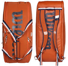 There are two big compartments that can acquire 6 racquets in this wilson tennis bag possesses an adjustable strap to allow you to transport the bag over your shoulder. Roland Garros Tour 12pk Schlagertasche E Sportshop Cz