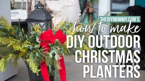 Enjoy free shipping on most stuff, even big stuff. How To Make Outdoor Christmas Planters Cheap Easy Arrangements The Diy Mommy Youtube