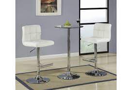 These pieces combine a casual dining table with the added storage. Coaster Bar Units And Bar Tables 120341 2x56 3 Piece Bar Table With Tempered Glass Top Set Corner Furniture Pub Table And Stool Sets