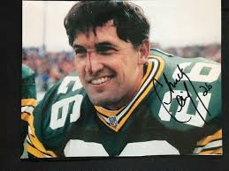 Chuck Cecil Autographed Green Bay Packers 8x10 with BLOODY NOSE