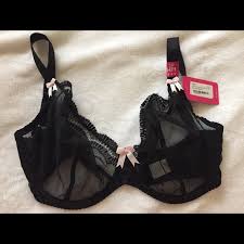 Nwt Curvy Kate Cabaret Plunge Bra Black Blush 30hh Nwt