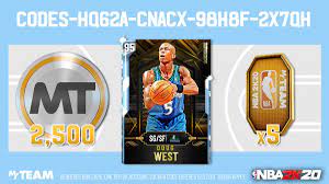 All nba 2k20 locker codes list. Nba 2k21 Myteam On Twitter Locker Code Use This Code For A Chance At 2500 Mt 5 Tokens Or Diamond Doug West Available For One Week