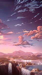Nature Anime Art Sea Iphone 6 Wallpaper Download Iphone Wallpapers Ipad Wallpapers One Stop Do Landscape Wallpaper Anime Scenery Wallpaper Scenery Wallpaper