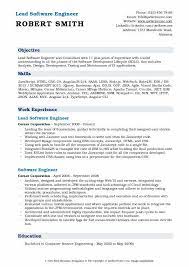 Every software engineer worth their salt hates. Lead Software Engineer Resume Samples Qwikresume