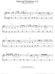 Nothing compares 2 u sinead o'connor | easy piano sheet music notes. Nothing Compares 2 U Chords Sheet And Chords Collection