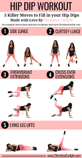 How To Get Rid Of Hip Dips The Best Exercises For Curvy Hips Best Exercise For Hips Hip Workout Hip Dip Exercise