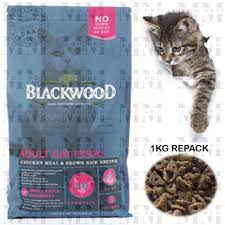 * mineral seimbang untuk memelihara saluran kencing,* protein. Blackwood Adult Cat Food Makanan Kucing 1kg Repack Shopee Malaysia