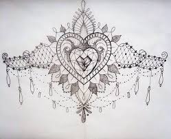 Sternum Tattoo Incorporate Wi And It S Mine Sternum Tattoo Lace Tattoo Stomach Tattoos