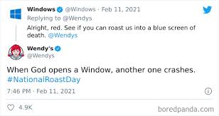 Get real cash back on your everyday purchases with ibotta. Wendy S Is Celebrating National Roast Day By Roasting Companies And People Who Asked For It And Here Re 40 Of Their Most Savage Posts Bored Panda