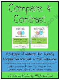 Compare Contrast Text Structure Packet Text Structure Compare And Contrast Nonfiction Texts