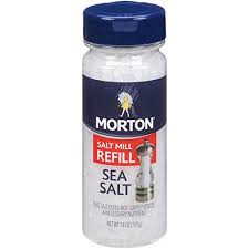 Morton Sea Salt Grinder Refill Extra Coarse Non Iodized 14 Ounce Pack Of 12 Buy Online In Aruba At Aruba Desertcart Com Productid 8987478