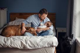Lifestyle tips for parents of teens is good information to know for your overall health. Fototapete Middle Age Caucasian Father With Sleeping Newborn Baby Girl Parent Holding Rocking A Child Daughter Son In Hands Authentic Lifestyle Parenting Fatherhood Moment Single Dad Family Home Life Anoushkatoronto