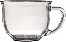Buy top selling products like libbey® kona glass coffee mug and libbey® 13 oz. Amazon Com Greenbrier 1 X Large Clear Coffee Tea Or Soup Mug 16 Oz Large Glass Coffee Mug Coffee Cups Mugs