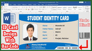 Getting a student credit card will require submitting proof that you're a student, but doesn't require any security deposit. How To Make Student Id Card Design In Ms Word With Barcode Youtube