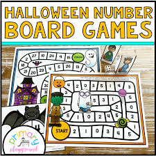 Halloween Number Board Games 1-30 - Primary Playground