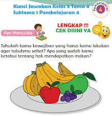 Maybe you would like to learn more about one of these? Lengkap Kunci Jawaban Kelas 3 Tema 4 Subtema 1 Pembelajaran 4 Simple News Kunci Jawaban Lengkap Terbaru