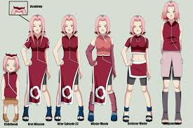 Sakura Haruno From Part 1 And 2 Of The Naruto Series Description From Pinterest Com I Searched For This On Bing Com Meninas Naruto Personagens De Anime Anime