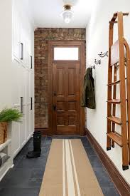Looking for small entryway decor? A Bit Of Brick For The Entryway From Beautiful Walls To Lasting Floors