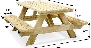 Economy A Frame Wooden Picnic Table 6 H 2999 Uline Wooden Picnic Tables Diy Picnic Table Wooden Table Diy