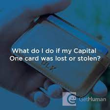 Maybe you would like to learn more about one of these? What Do I Do If My Capital One Card Was Lost Or Stolen