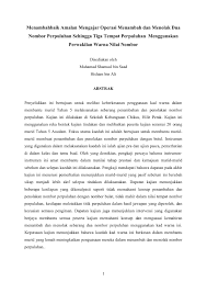 Hal ini hampir sama dengan pernyataan winkel (1996: Kajian Tindakan Perpuluhan Flip Ebook Pages 1 20 Anyflip Anyflip