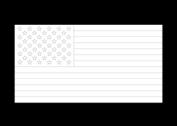 We have the most common formats for standard printers available. The United States Flag Coloring Country Flags