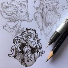 Drawing Little Fae Folk Today Check My Story For The Full Process Of This Chirpy Wee Lass What S Her Name Can We Think Of Drawings Dnd Art Fantasy Drawings