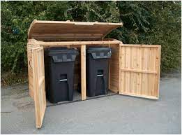While it's not quite as big as the suncast bms4700, this unit is still a decent size, and plenty big enough to store most garbage and recycling. 78 Best Garbage Storage Ideas Garbage Storage Shed Storage Garden Storage