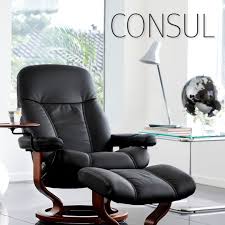 Equipped With Innovative Comfort Technologies The Stressless Consul Has Been Officially Appointed To Relax Stressless Recliner Stressless Furniture Recliner